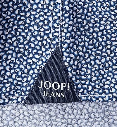 JOOP! Hemd JJSH-05Hanson K-W 30003507/410 Popeline, Dunkelblau-weiß gemustert, Marineblau 4 JOOP! Hemd JJSH-05Hanson K-W 30003507/410 Popeline, Dunkelblau-weiß gemustert, Marineblau – Bild 4
