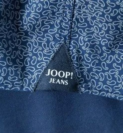 JOOP! Hemd JJSH-05Hanson K-W 30001314/413 Baumwolle, Marine-weiß paisley, Royalblau -hemdenverkauf 250201 norm4