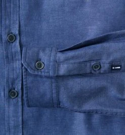 JOOP! Hemd JJSH-06Haye-W 30001320/401 Oxford, Denim meliert, Dunkelblau -hemdenverkauf 250204 norm3