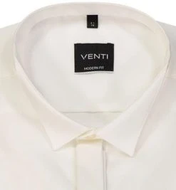 Venti Slim Fit Kläppchen 001940/002 Hemd, Modern Fit, Popeline, Perlmutt -hemdenverkauf 250552 norm2
