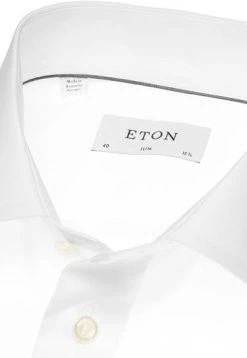 ETON Slim Fit Kent 2567/79511/00 Hemd, Popeline, Weiß -hemdenverkauf 250803 norm3