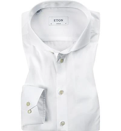 ETON Super Slim Fit Hai 2567/73811/00 Hemd, Popeline, Weiß 1 ETON Super Slim Fit Hai 2567/73811/00 Hemd, Popeline, Weiß