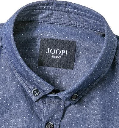 JOOP! Hemd JJSH-06Haye-W 30001316/420 Baumwolle, Jeansblau gemustert, Blau 2 JOOP! Hemd JJSH-06Haye-W 30001316/420 Baumwolle, Jeansblau gemustert, Blau – Bild 2