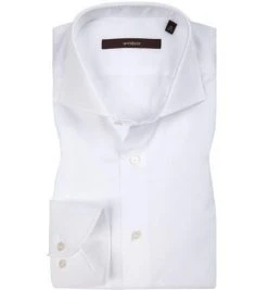Windsor Hemd Trissio Hai 30007511/199 Shaped Fit, Twill, Weiß