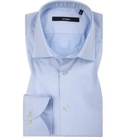 Windsor Hemd Torri Kent 13009100/129 Shaped Fit, Twill, Hellblau