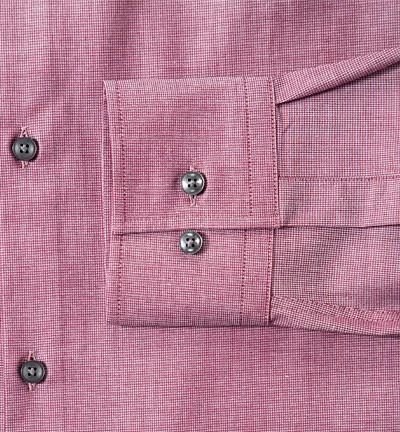 HUGO BOSS Hemd Jason 50322542/611 Slim Fit, Baumwolle, Bordeaux-weiß meliert, Medium red 3 HUGO BOSS Hemd Jason 50322542/611 Slim Fit, Baumwolle, Bordeaux-weiß meliert, Medium red – Bild 3