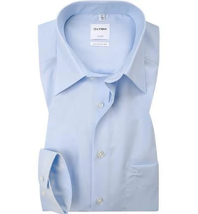 OLYMP Hemd Luxor Comfort Fit EL 0250/69/15 Popeline, Extra langer Arm, Bleu, Blau 1 OLYMP Hemd Luxor Comfort Fit EL 0250/69/15 Popeline, Extra langer Arm, Bleu, Blau
