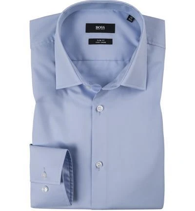 BOSS Hemd Jenno 50327693/450 Slim Fit, Popeline, Hellblau 1 BOSS Hemd Jenno 50327693/450 Slim Fit, Popeline, Hellblau