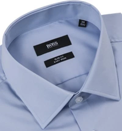 BOSS Hemd Jenno 50327693/450 Slim Fit, Popeline, Hellblau 2 BOSS Hemd Jenno 50327693/450 Slim Fit, Popeline, Hellblau – Bild 2