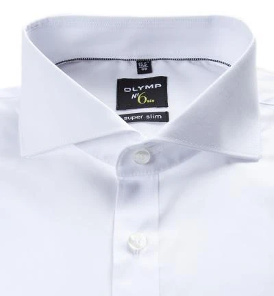 OLYMP Hemd No. Six Super Slim 2500/64/00 Super Slim Fit, Popeline, Weiß 2 OLYMP Hemd No. Six Super Slim 2500/64/00 Super Slim Fit, Popeline, Weiß – Bild 2