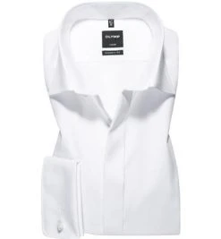 OLYMP Hemd Luxor Modern Fit 0394/70/00 Popeline, Extra langer Arm, Weiß