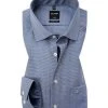 OLYMP Hemd Luxor Modern Fit 0424/64/19 Baumwolle, Blau gemustert, Royal