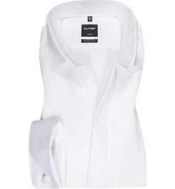 OLYMP Hemd Luxor Modern Fit 0395/70/00 Popeline, Extra langer Arm, Weiß