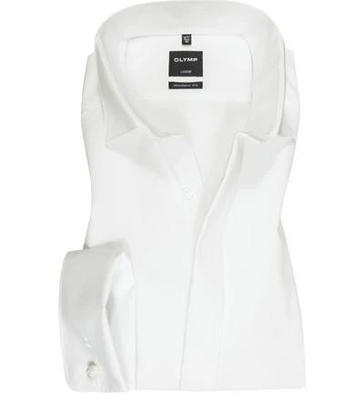 OLYMP Hemd Luxor Modern Fit 0395/70/21 Popeline, Extra langer Arm, Ecru, Beige 1 OLYMP Hemd Luxor Modern Fit 0395/70/21 Popeline, Extra langer Arm, Ecru, Beige