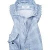 ETON Contemporary Fit Hai 0183/76449/27 Hemd, Popeline, Weiß-blau kariert, Blau