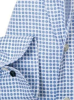 ETON Contemporary Fit Hai 0183/76449/27 Hemd, Popeline, Weiß-blau kariert, Blau -hemdenverkauf 259268 norm3