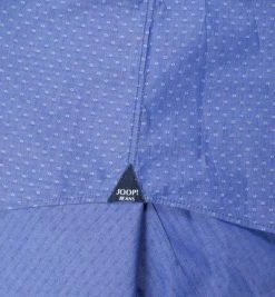 JOOP! Hemd JJSH-06Haye-W 30003297/426 Baumwolle, Blau gemustert, Jeansblau -hemdenverkauf 259920 norm4