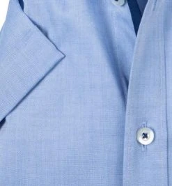 OLYMP Hemd Level Five Body Fit 0463/12/19 Kurzarmhemd, Baumwoll-Stretch, Hellblau meliert, Royal -hemdenverkauf 262630 norm3