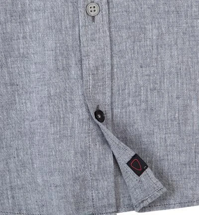 Strellson Hemd Rider-1-2-W 30004283/027 Kurzarmhemd, Modern Fit, Baumwolle-Leinen, Grau meliert, Grau 3 Strellson Hemd Rider-1-2-W 30004283/027 Kurzarmhemd, Modern Fit, Baumwolle-Leinen, Grau meliert, Grau – Bild 3