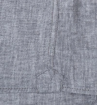 Strellson Hemd Rider-1-2-W 30004283/027 Kurzarmhemd, Modern Fit, Baumwolle-Leinen, Grau meliert, Grau 4 Strellson Hemd Rider-1-2-W 30004283/027 Kurzarmhemd, Modern Fit, Baumwolle-Leinen, Grau meliert, Grau – Bild 4