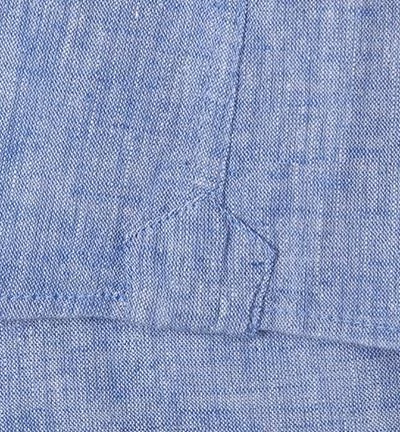 Strellson Hemd Rider-1-2-W 30004283/456 Kurzarmhemd, Modern Fit, Baumwolle-Leinen, Blau meliert, Blau 4 Strellson Hemd Rider-1-2-W 30004283/456 Kurzarmhemd, Modern Fit, Baumwolle-Leinen, Blau meliert, Blau – Bild 4