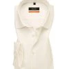 Seidensticker Hemd 675198/21 Slim Fit, Popeline, Ecru