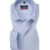 Seidensticker Modern Kent 112810/11 Hemd, Modern Fit, Popeline, Blau-weiß gestreift, Hellblau