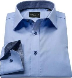 Venti Slim Fit Kent 162568200/101 Hemd, Popeline, Blau, Hellblau