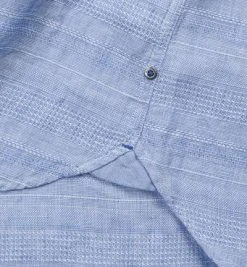 Marc O'Polo Hemd 724/7303/42300/O88 Shaped Fit, Baumwolle-Leinen, Hellblau gemustert, Blue 7 Marc O'Polo Hemd 724/7303/42300/O88 Shaped Fit, Baumwolle-Leinen, Hellblau gemustert, Blue -hemdenverkauf 265926 norm4