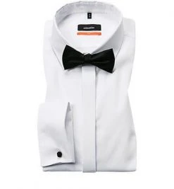 Seidensticker Seidenst./OLYMP Kombi 675674/01+1701/71/68 Hemd mit Schleife, Weiß