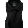OLYMP Luxor EL69 Modern Fit 0300/69/68 Hemd, Popeline, Extra langer Arm, Schwarz