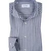 ETON Contemporary Fit Hai 2627/711/27 Hemd, Twill, Rauchblau-weiß gestreift, Blau-weiß