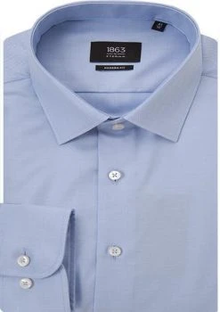 ETERNA modern fit 1863 8121/X68P/11 Hemd, Baumwolle, Blau