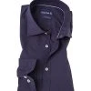 Jacques Britt Hemd John AL W. 875030/18 Slim Fit, Popeline, Violett, Dunkelblau