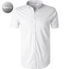 DESOTO Hemd B.D. 21031-3/001 Kurzarmhemd, Slim Fit, Jersey, Weiß