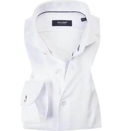 OLYMP Signature OLYMP Hemd Signature 8585/84/00 Tailored Fit, Baumwolle, Weiß
