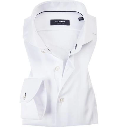 OLYMP Signature OLYMP Hemd Signature 8585/84/00 Tailored Fit, Baumwolle, Weiß 1 OLYMP Signature OLYMP Hemd Signature 8585/84/00 Tailored Fit, Baumwolle, Weiß