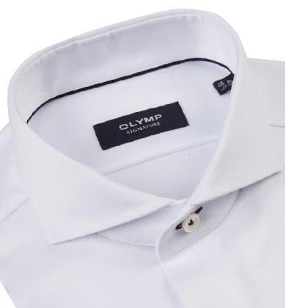 OLYMP Signature OLYMP Hemd Signature 8585/84/00 Tailored Fit, Baumwolle, Weiß 2 OLYMP Signature OLYMP Hemd Signature 8585/84/00 Tailored Fit, Baumwolle, Weiß – Bild 2