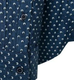 Scotch & Soda Hemd 137699/18 Slim Fit, Baumwolle, Navy gemustert, Dunkelblau -hemdenverkauf 273119 norm4