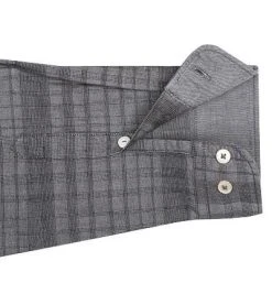 Marc O'Polo Hemd 728/7339/42098/P79 Shaped Fit, Baumwolle, Grau kariert, Grey -hemdenverkauf 273230 norm4