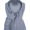 Marc O'Polo Hemd M28/7334/42062/V84 Shaped Fit, Baumwolle, Blau gemustert, Combo