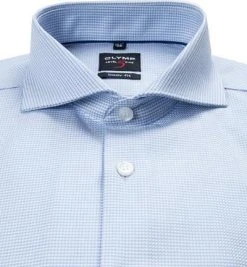 OLYMP Hemd Level Five Body Fit 0567/64/11 Baumwolle, Bleu meliert, Bleu -hemdenverkauf 273776 norm2