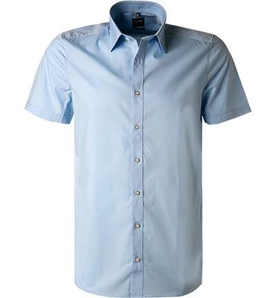 OLYMP Hemd Level Five Body Fit 6090/12/10 Kurzarmhemd, Popeline, Bleu, Hellblau 2 OLYMP Hemd Level Five Body Fit 6090/12/10 Kurzarmhemd, Popeline, Bleu, Hellblau – Bild 2