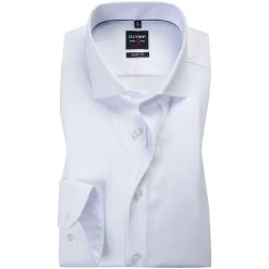 OLYMP Hemd Level Five Body Fit 0566/64/00 Baumwolle, Weiß