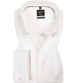 OLYMP Hemd No. Six Super Slim 0491/65/20 Super Slim Fit, Popeline, Creme, Hellbeige