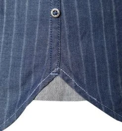 Marc O'Polo Hemd 727/7301/42064/I03 Shaped Fit, Baumwolle, Denim gestreift, Denim -hemdenverkauf 274776 norm4