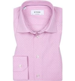 ETON Contemporary Fit Kent 2002/79407/53 Hemd, Popeline, Rosa