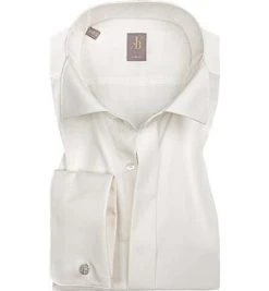 Jacques Britt Slim Fit Gala-Venezia UMA 960267/02 Hemd, Popeline, Ecru