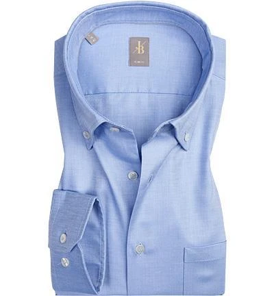 Jacques Britt Slim Fit Treviso WP B.D.960305/11 Hemd, Baumwolle, Blau 1 Jacques Britt Slim Fit Treviso WP B.D.960305/11 Hemd, Baumwolle, Blau