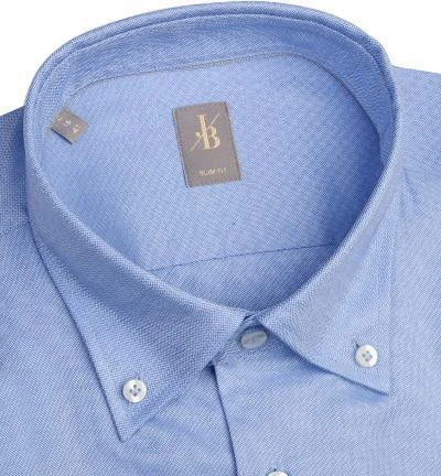 Jacques Britt Slim Fit Treviso WP B.D.960305/11 Hemd, Baumwolle, Blau 2 Jacques Britt Slim Fit Treviso WP B.D.960305/11 Hemd, Baumwolle, Blau – Bild 2